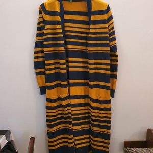 Open long cardigan